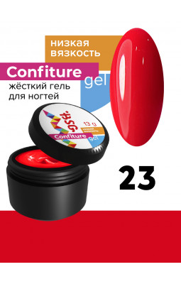 Жесткий гель BSG Confiture 23 низкая вязкость 13 гр розовый кармин Жесткий гель BSG Confiture 23 низкая вязкость 13 гр розовый кармин