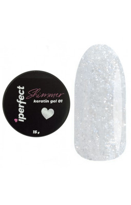 Iperfect shimmer keratin гель д/наращивания и ремонта 01 15гр