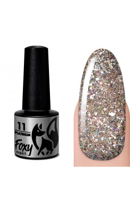 Гель-лак дизайн Foxy Platinum 5ml 11