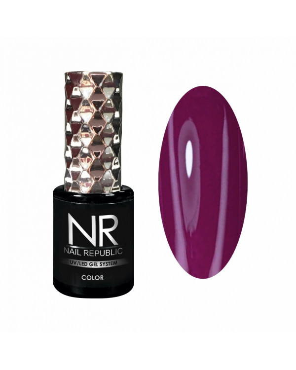 Гель-лак Nail Republic 160 красно-фиолетовый
