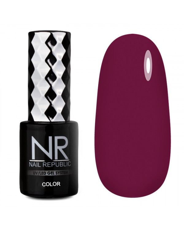 Гель-лак Nail Republic 160 красно-фиолетовый