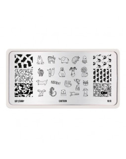 Пластина Go! Stamp  019 Сartoon
