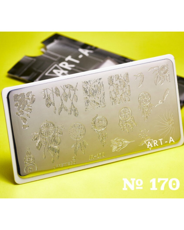 Пластина для стемпинга Art-A 6*12см A170