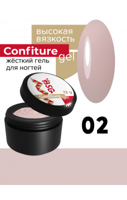 Жесткий гель BSG Confiture 02 высокая вязкость 13 гр светло-бежевый Жесткий гель BSG Confiture 02 высокая вязкость 13 гр светло-бежевый