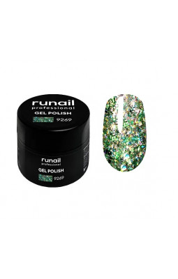 Гель-лак с блёстками Дракон 5гр runail 9269