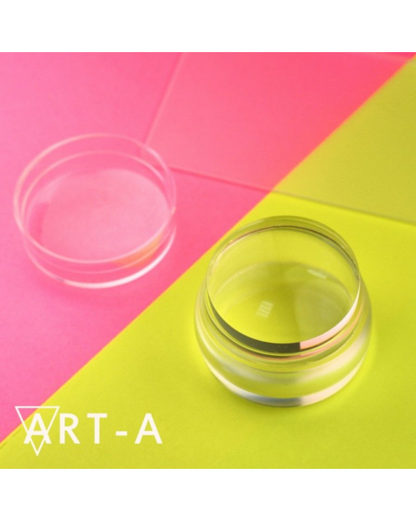 Штамп ART-A мини 3,5см + скрапер