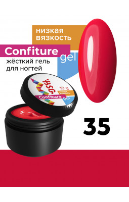 Жесткий гель BSG Confiture 35 низкая вязкость 13 гр малиновый неон Жесткий гель BSG Confiture 35 низкая вязкость 13 гр малиновый неон