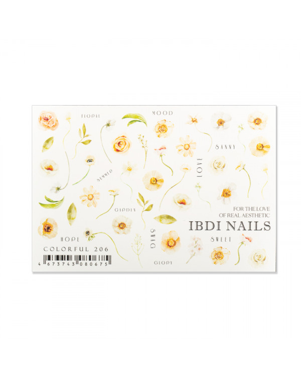 Слайдер-дизайн IBDI COLORFUL 206 цветы