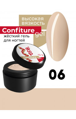 Жесткий гель BSG Confiture 06 высокая вязкость 13 гр натуральный светло-бежевый камуфляж Жесткий гель BSG Confiture 06 высокая вязкость 13 гр натуральный светло-бежевый камуфляж